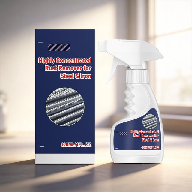 Rust Remover Spray For Metal 2026 Highly Concentrated Rust Remover For Steel Copper Stainless Steel Heavy Duty Rust Stain Remover Spray No Scrubbing 120ml