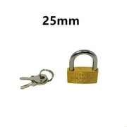4 Pcs Small Metal Padlock 20mm-25mm Mini Brass Lock With Different Keys