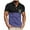 Purple, variant on T Shirts for Man Beach Palm Tree Print Collared Color-Blocked Short-Sleeve Shirt,Sizes S-3XL