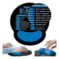 thumbnail image 1 of Mouse Pad Alfombrilla Atajos Excel Trucos Español,soporte Xtellar azul, 1 of 4