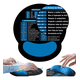 thumbnail image 1 of Mouse Pad Alfombrilla Atajos Excel Trucos Español,soporte Xtellar azul, 1 of 4