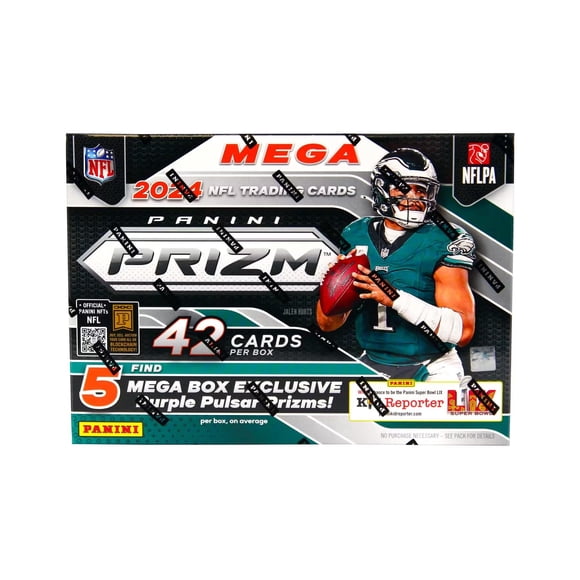 Cartas coleccionables Panini 2024-25 Prizm Football Mega Caja