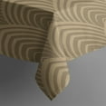 thumbnail image 5 of Square Waterproof Tablecloth Mocha Brown Reusable Indoor/Outdoor Durable Table Cover 70 Inch X70 Inch, 5 of 6