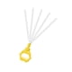 thumbnail image 5 of Palos de burbujas para niños con 40 agujeros y líquido para burbujas para divertirse al aire libre. Amarillo, 5 of 9