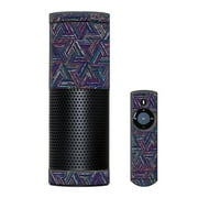 Skin Decal Vinyl Wrap For Amazon Echo Device / Triangle Weave