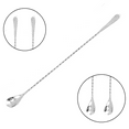 thumbnail image 3 of Bar Spoons Stainless Steel Professional Cocktail Mixing Spoon Bar Tool Japanese Style Teardrop, 3 of 5