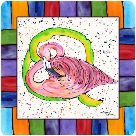 Beach And Seafood Foam Coasters - Set Of 4