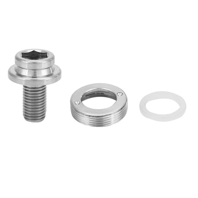 Estrela M8 * 15mm bicicleta de carretera de montaña perno de manivela soporte inferior Kit de tornillos de eje BB (titanio)