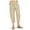 zd-Khaki, variant on Hvyesh Women Linen Pants Casual Wide Leg Cropped Pants Dressy Pants with Pocket Summer Loose Business Ankle Pants