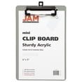 thumbnail image 2 of JAM Paper Mini Plastic Clipboards, 6 x 9, Smoke Gray, 1 Pack, 2 of 4