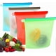 thumbnail image 1 of 4-Pack Reusable Silicone Food Storage Bags for Freezer and Sandwich Use, 1 of 5