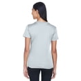 thumbnail image 3 of 8620L UltraClub Ladies Cool & Dry Basic Performance Tee Grey 2XL, 3 of 6