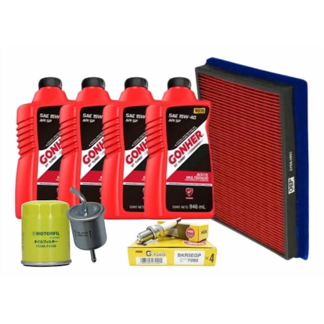 Kit De Afinacion Tsuru Iii 2009 Al 2017 1.6l 15w40 Bplatino