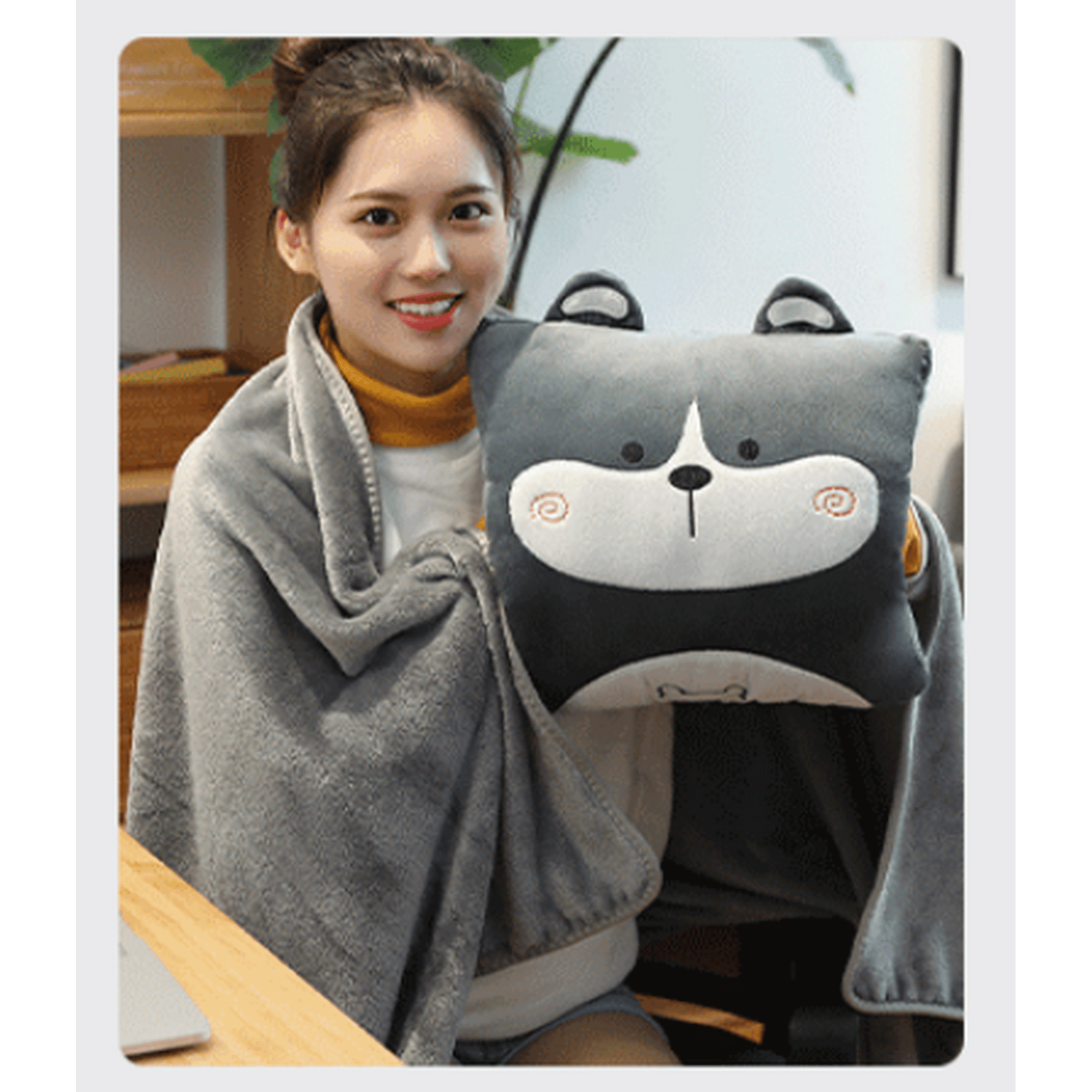 Pillow with blanket sale