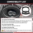 thumbnail image 2 of Adaptador de altavoz de puerta delantera RED WOLF de 6 x 9 pulgadas para Toyota y Subaru, 2 of 8