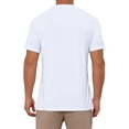 thumbnail image 3 of INSPIRE CHIC Men's Henley T-Shirts Casual Summer Short Sleeves Button Basic Tee XL White, 3 of 6