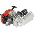 thumbnail image 1 of 49CC/50CC Bike Engine, 1.9kw/7000rpm 2-Stroke Engine&Transfer Motor W/Gear Box Air Filter & Pull Rope Start and Electronic Ignition System Mini Motorbike Engine for Mini Pocket Dirt Bike ATV/Scooter, 1 of 4