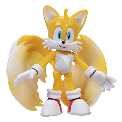 Jakks Pacific Sonic The Hedgehog 2020 Wave 3 Tails, Yellow, 2.5 in