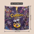 thumbnail image 3 of Cuphead Movie Tapestry Luxury Wall Hanging Tapestries Decor For Bedroom Living Room Dormitory Mural Blanket 59x59in, 3 of 8