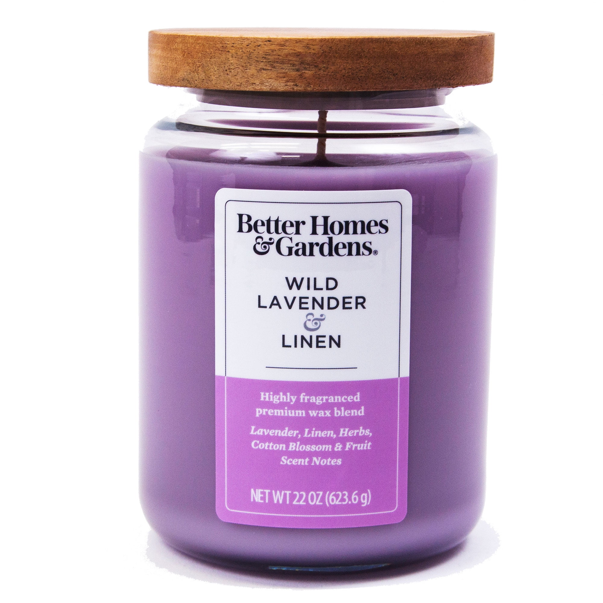 Creamy Purpl Bath & Body Works LAVENDER MARSHMALLOW 3 Wick Candle Smooth Scent 