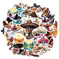 thumbnail image 6 of cartoon Sombrero Theme Stickers, Waterproof Sombrero Theme Sticker for Water Bottle Laptop Phone Cases Planner Skateboard Luggage Helmet Party Favor Decor, Ideal for Adults Teens Teacher Rewards, 6 of 8