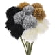thumbnail image 1 of Uxcell Flores de Bola de Crisantemo Artificiales Falsas de Seda para el Hogar Blanco Crema Oro Plata Negro, 1 of 6