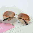 thumbnail image 2 of Womens Retro Sunglasses Gradient Resin Lenses UV400 Protection Fashion Eyewear Stylish Sun Glasses for Women Plastic, 2 of 7