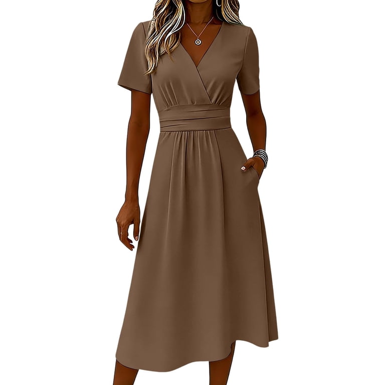brown wedding guest dress semi formal Brown Wedding Guest Dresses
