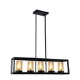 thumbnail image 1 of Xtricity - Pendant Light, 30.7 '' Width, From The Noble Collection, Black, 1 of 3