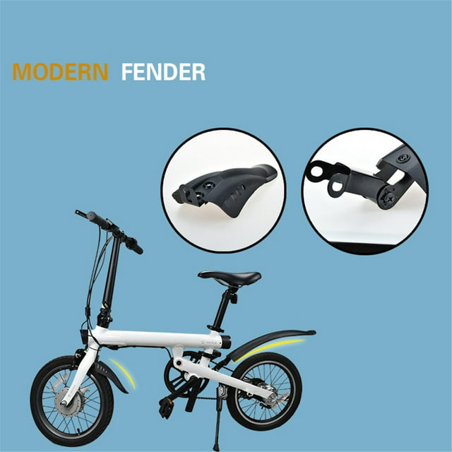 TechWave Front Rear Mudguard Shelf for Xiaomi Qicycle EF1 Bike Bike Car Short Bike Shorts Rear Bike for Tricycle for Adults Foldable Storage Bag for Bike Silicone Bike Light Rear Bike compatible with