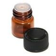 thumbnail image 4 of 12pc 1 ml Amber Essential Oil Bottle with Orifice Reducer and cap, 4 of 5