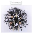 thumbnail image 6 of Artificial Halloween Wreath for Front Door, Lightweight Fade Resistant Faux Wreath for Indoor Wall, Windows, Outdoor Porch Halloween Party Home Decor, 6 of 8