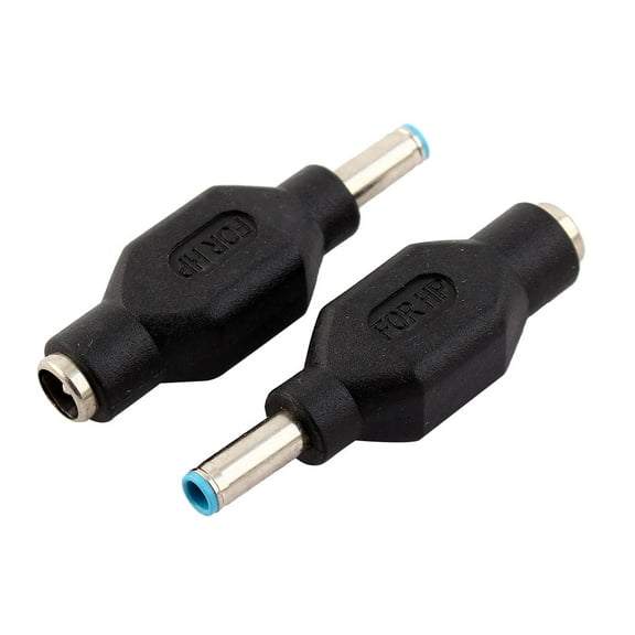 REGALWOVEN 4.5mm x 3mm Male to 5.5mm x 2.1mm Female DC Power Adapter Jack 2 Pcs for HP