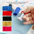 thumbnail image 2 of 5 Pcs Manchons de Peinture Diamant Nylon Stylo de Forage Broderie Outil de Protection de Dessin, Rouge Rose, 2 of 6