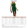 thumbnail image 2 of Vestido ajustado para mujer,Vestido de un solo hombro para mujer Vestido de fiesta para mujer Vestido con abertura para mujer Probado y confiable, 2 of 6