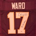 thumbnail image 4 of Charlie Ward Autographed FSU Florida State (Garnet #17) Custom Stitched Jersey w/ "93 Heisman", 4 of 4