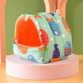 thumbnail image 3 of Guinea Pig Bed Cave Cozy Hamster House Hideout Hide House, Small Animal Dwarf Rabbits Hedgehog Bearded Dragon Winter Nest Squirrel Hamster Cage Accessory, 3 of 6