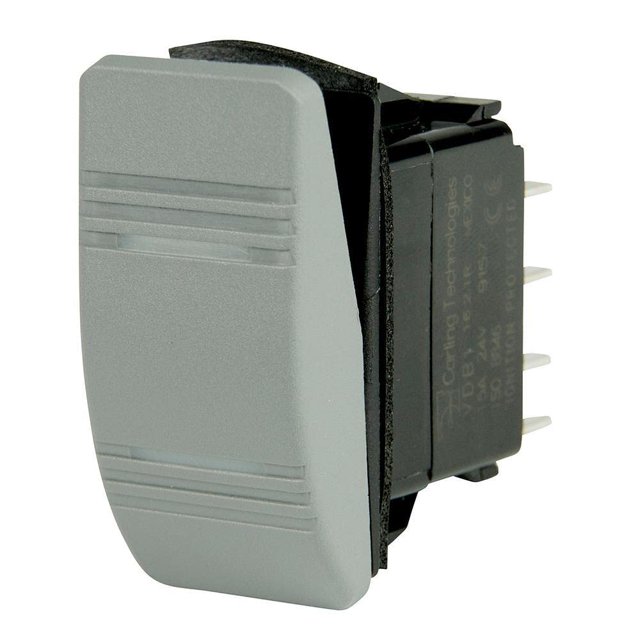 Interruptor BEP 1001812 Dpdt Contura con dos LED de 12 V/24 V DC 20 A