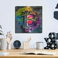 thumbnail image 6 of Luxe Metal Art 'Bitcoin Crypto King' by Epic Portfolio Metal Wall Art, 12"x12", 6 of 9
