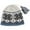 Blue, variant on ClimaZer0  Heavyweight Snowflake Winter Beanie Hat (Women)