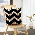 thumbnail image 5 of LALILO Throw Pillow Covers Zigzag Chevron Heart Art Backdrop Blue Cushion Cover 18" x 18", 4480 Pack, 5 of 6