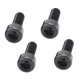 thumbnail image 1 of 5x4 piezas tornillos de enchufe de aleación de aluminio para jaula de botella de agua Sunnimix negro, 1 of 8