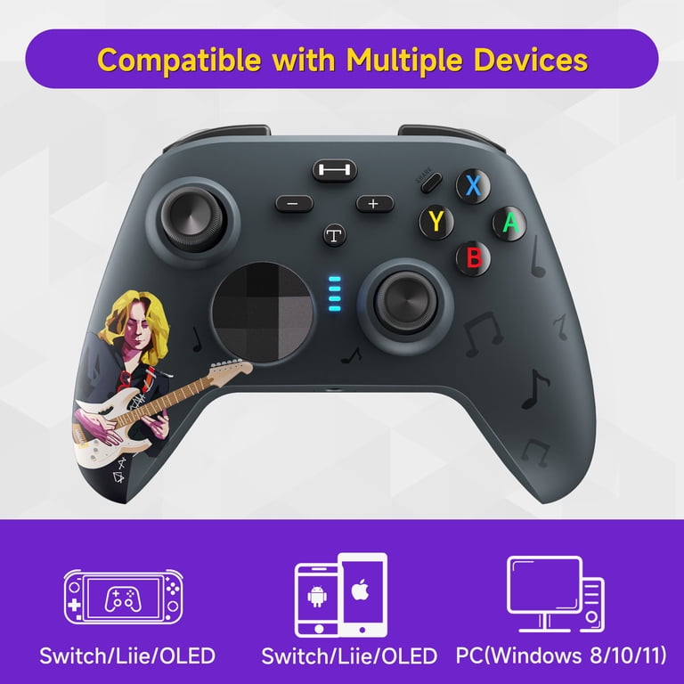 Switch Pro Controller for N-Switch/OLED/Lite/PC/IOS/Android, UHM