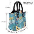 thumbnail image 4 of Zufioo Happy Easter Print Leather Rivet Shoulder Bag, Microfiber PU Leather Adjustable Shoulder Strap Handbag, Ideal Gift for Women-One Size, 4 of 6