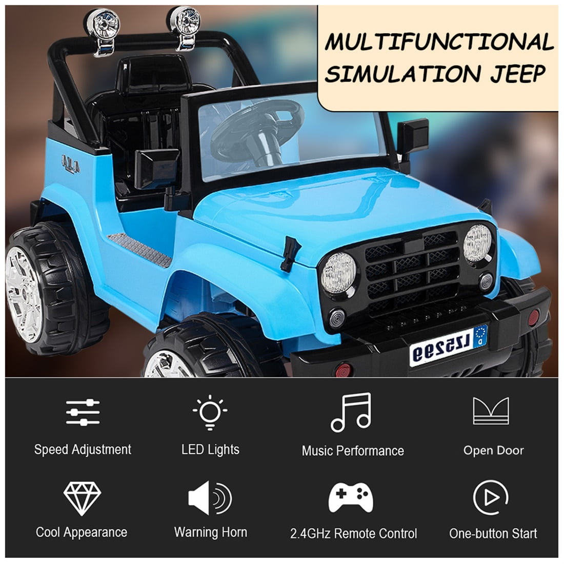 CIPACHO 12V Kids Ride on Truck, 3 Speeds Electric Vehicle for Girls Boys