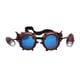 thumbnail image 4 of Disfraz de gafas estilo steampunk clásico con luz cibernética estilo vintage para mujer y hombre 18x6cm, 4 of 9