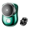 thumbnail image 1 of FcBaudy Rasoirs pour Hommes Rasoir pour Hommes, Mini-Rasoir Portable Format de Poche Rasoir Portable Humide et Sec Rasoir USB Rechargeable pour Hommes Chargement avec 1 Pce Tête de Coupe Pocket Shave, 1 of 5