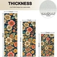 thumbnail image 4 of Pioneer Flower Floral Print Pattern Kitchen Rugs Sets Of 3,Kitchen Runner Rugs Non Skid Washable,Decorative Kitchen Floor Mats for Kitchen,Sink,Laundry,17"x30"+ 17"x47" + 17"x59", 4 of 6