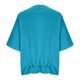 thumbnail image 5 of Camisas de Manga Larga para las Mujeres Suelto Ajuste Plisado Lino Cuello en V Cuarto Superior Manga de Moda de Color Sólido Blusa, 5 of 9