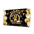 thumbnail image 2 of Billuyoard Banner de fiesta de cumpleaños, decoración de pared de fondo con tema de cumpleaños en casa Kits de decoración para fiestas 30 años, 2 of 6